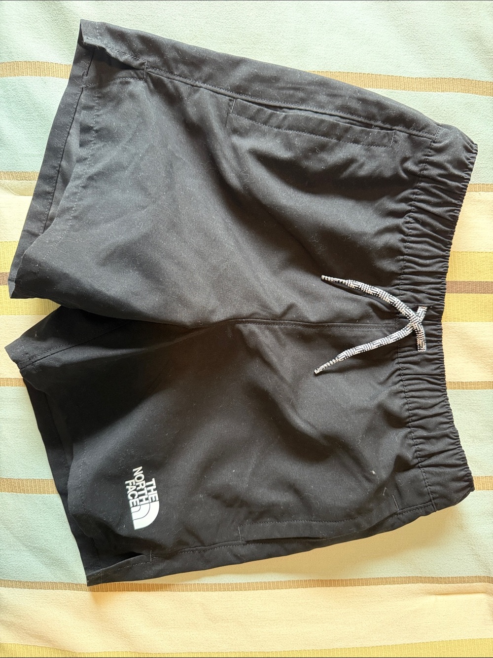 The North Face Black Kids Swim Trunks with Contrast Drawcord